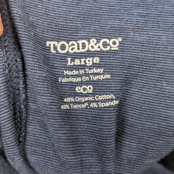 Toad & Co. Sama Sama Dress Sz L - Picture 8 of 10